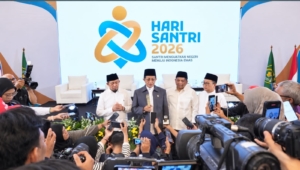 Menag Luncurkan Logo dan Tema Hari Santri 2026, Usung Semangat Santri Menguatkan Negeri