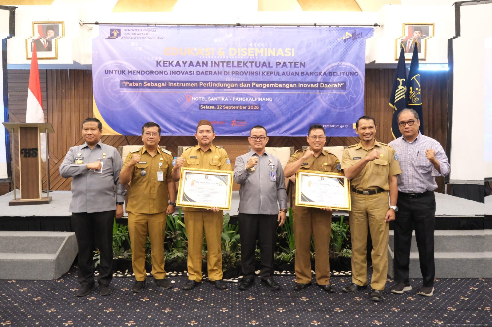 Kanwil Kemenkum Babel Dorong Inovasi Daerah Melalui Edukasi dan Diseminasi Kekayaan Intelektual Paten Kanwil Kemenkum Babel Dorong Inovasi Daerah Melalui Edukasi dan Diseminasi Kekayaan Intelektual Paten