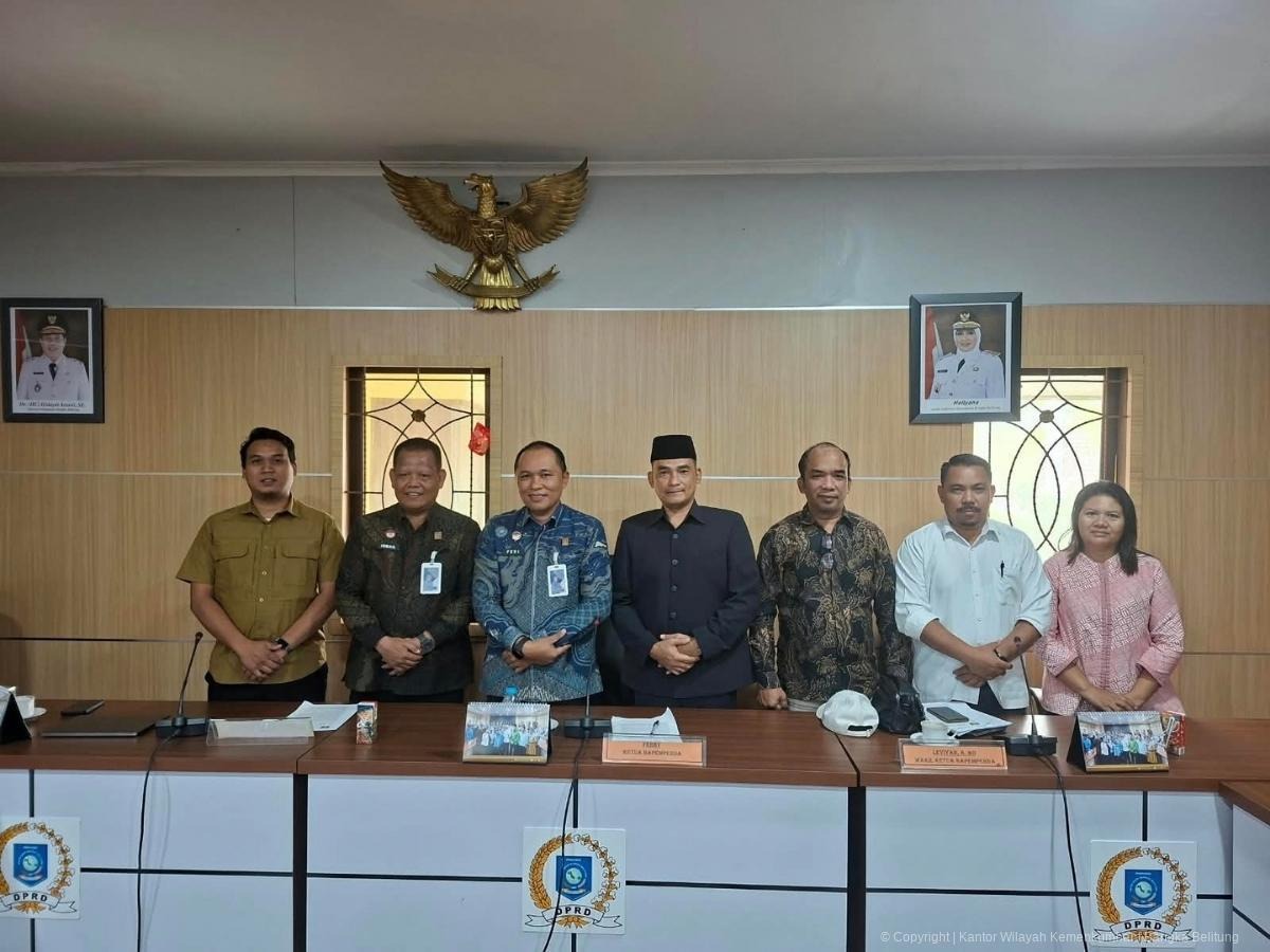 Kanwil Kemenkum Babel dan DPRD Bahas Harmonisasi Ranperda Penyelenggaraan Ketenagakerjaan