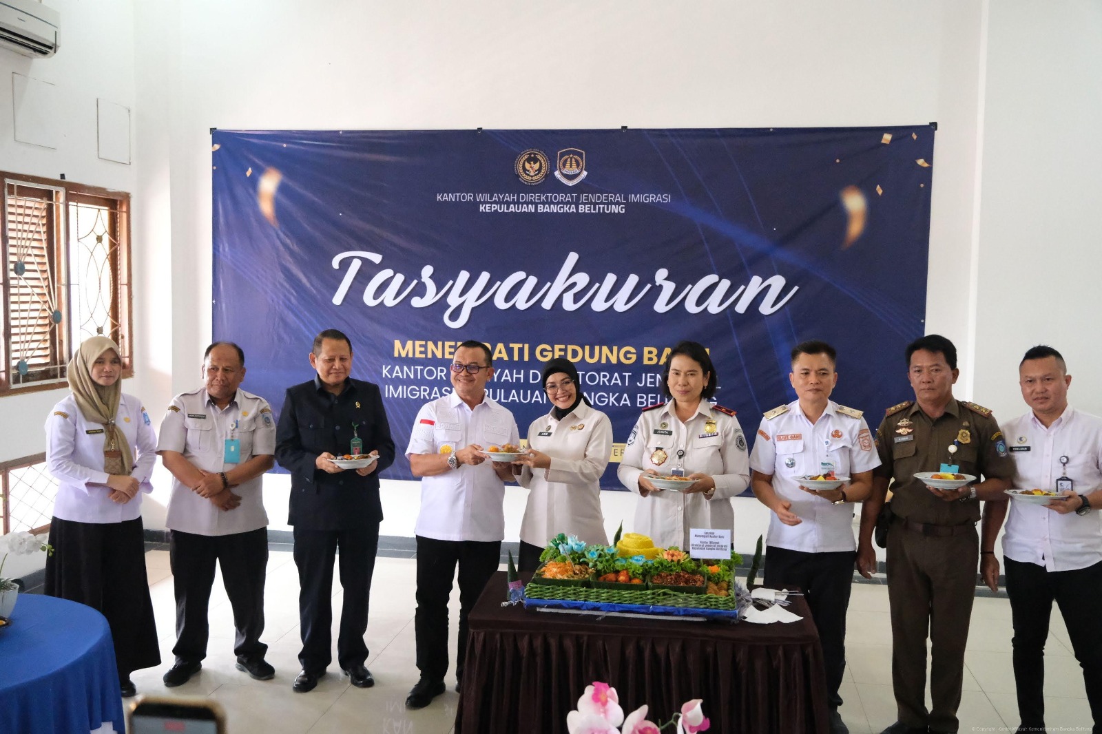 Kanwil Kemenkum Babel Hadiri Tasyakuran Gedung Baru Kanwil Ditjen Imigrasi Kepulauan Bangka Belitung
