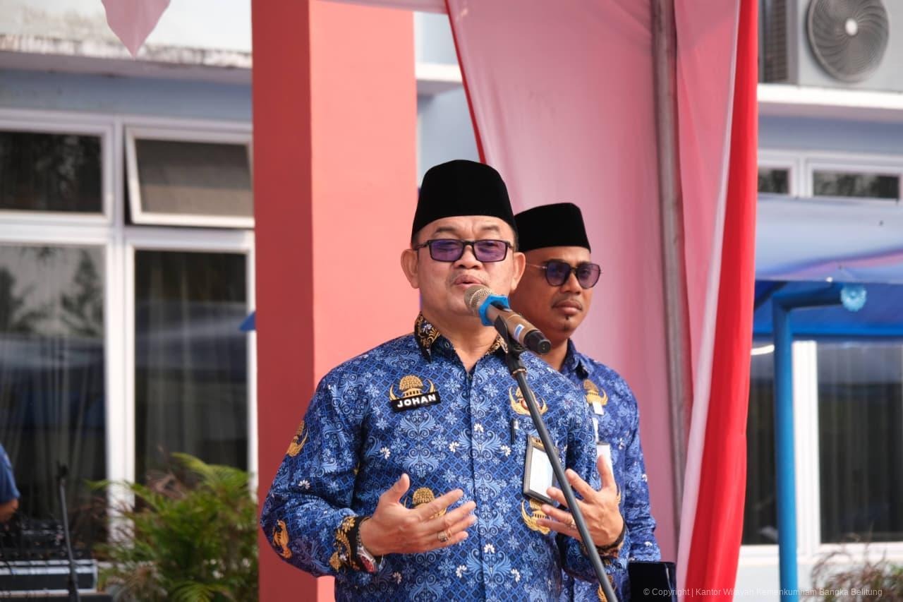 Kanwil Kemenkum Babel Peringati Hari Kesaktian Pancasila, Kakanwil Tekankan Integritas dan Persatuan Kanwil Kemenkum Babel Peringati Hari Kesaktian Pancasila, Kakanwil Tekankan Integritas dan Persatuan