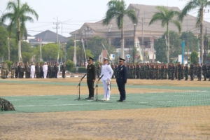 Kanwil Kemenkum Babel Hadiri Upacara Peringatan HUT ke-81 TNI, Perkuat Sinergi dan Kebersamaan