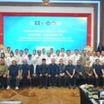 Rapat Mitra Kerja Komisi XIII DPR RI, Kemenkum Sumsel Sampaikan Capaian dan Tantangan Pelaksanaan Tugas