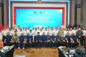 Rapat Mitra Kerja Komisi XIII DPR RI, Kemenkum Sumsel Sampaikan Capaian dan Tantangan Pelaksanaan Tugas