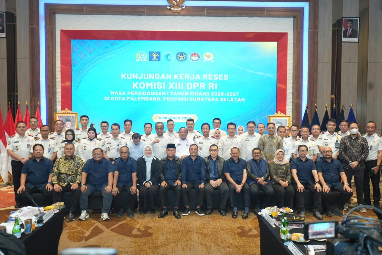 Rapat Mitra Kerja Komisi XIII DPR RI, Kemenkum Sumsel Sampaikan Capaian dan Tantangan Pelaksanaan Tugas Rapat Mitra Kerja Komisi XIII DPR RI, Kemenkum Sumsel Sampaikan Capaian dan Tantangan Pelaksanaan Tugas