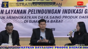 Kanwil Kemenkum Babel Ikuti Diskusi Strategi Kebijakan Penguatan Pelindungan Indikasi Geografis