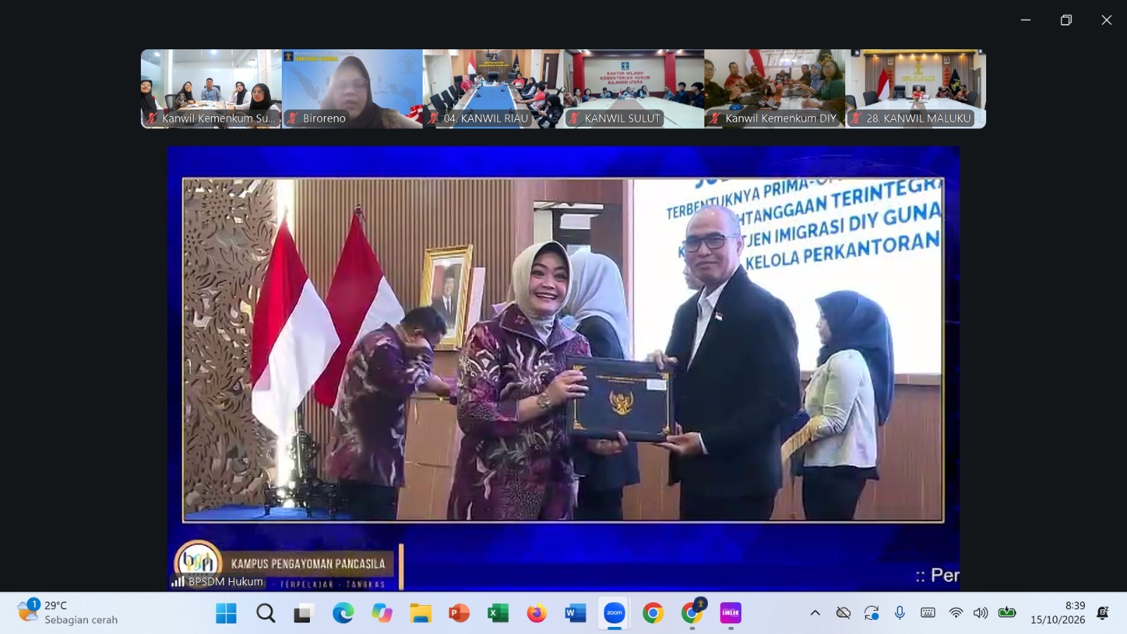 Peserta Kanwil Kemenkum Sumsel Tuntaskan PKN Tingkat II Angkatan XIV Tahun 2026